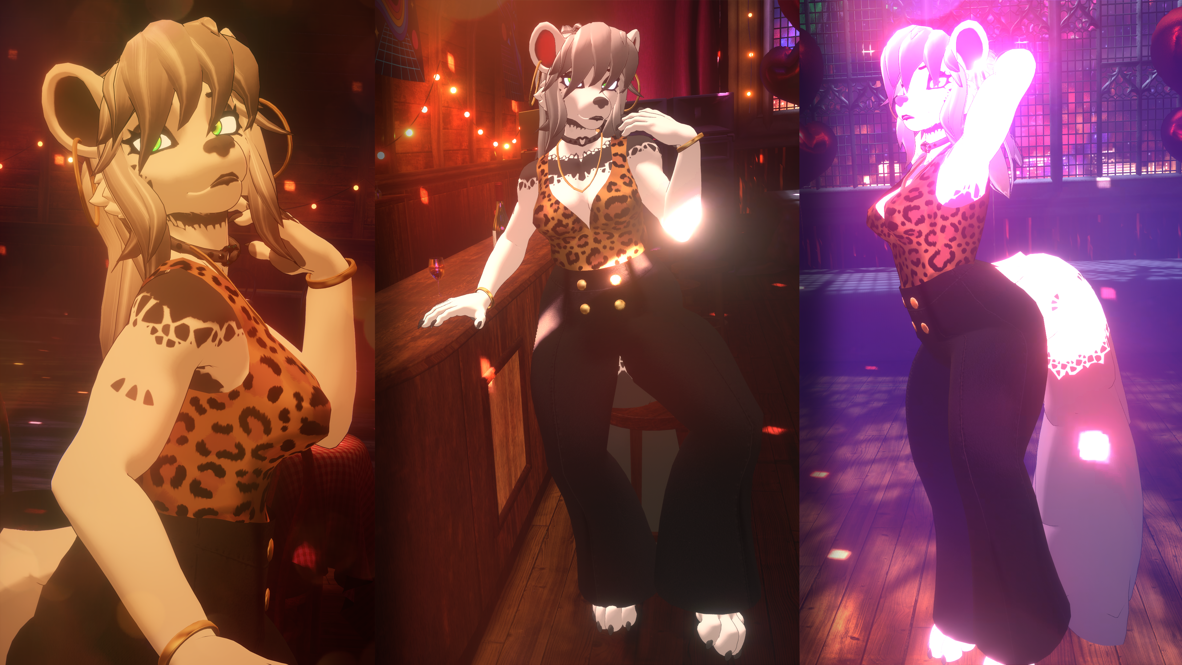 Space Yeen Leopard Outfit