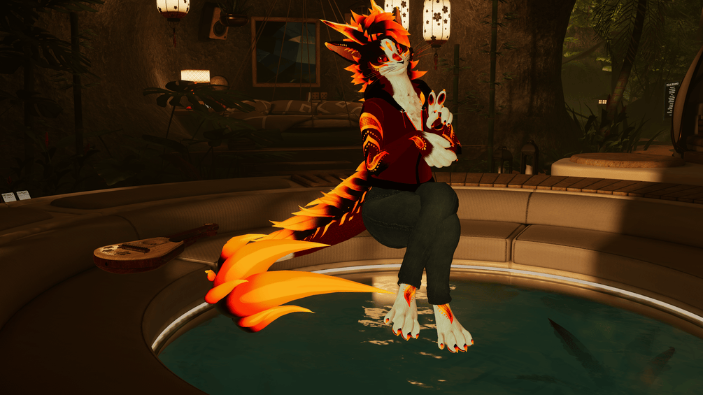 Fancy Fluffy Tail For Vrchat (VRCFury)