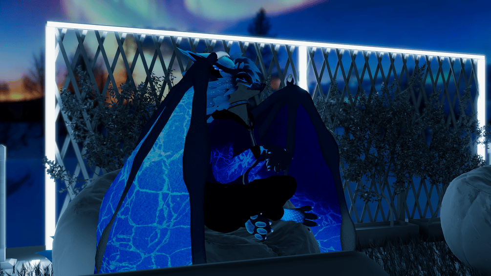 (VRCFURY) HellFire Dragon Wings For Vrchat