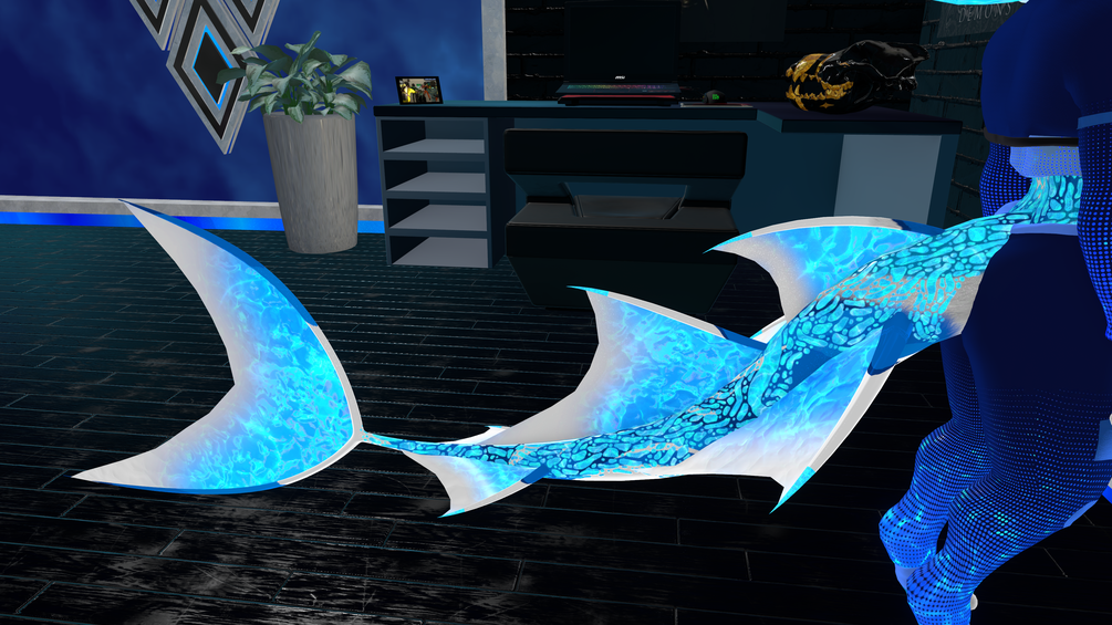 (VRCFURY) OceanDrake Tail For Vrchat