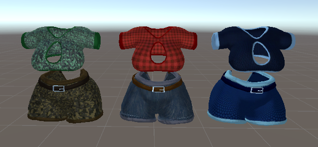 Mamagen Shorts & Croptop Set (VRCFURY)