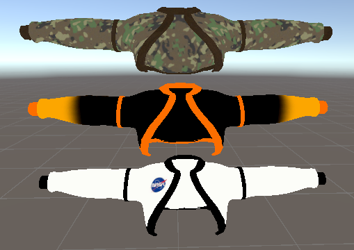 5 Piece Clothing set for Hyenid (VRCFury Prefab)
