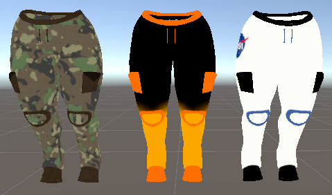 5 Piece Clothing set for Hyenid (VRCFury Prefab)