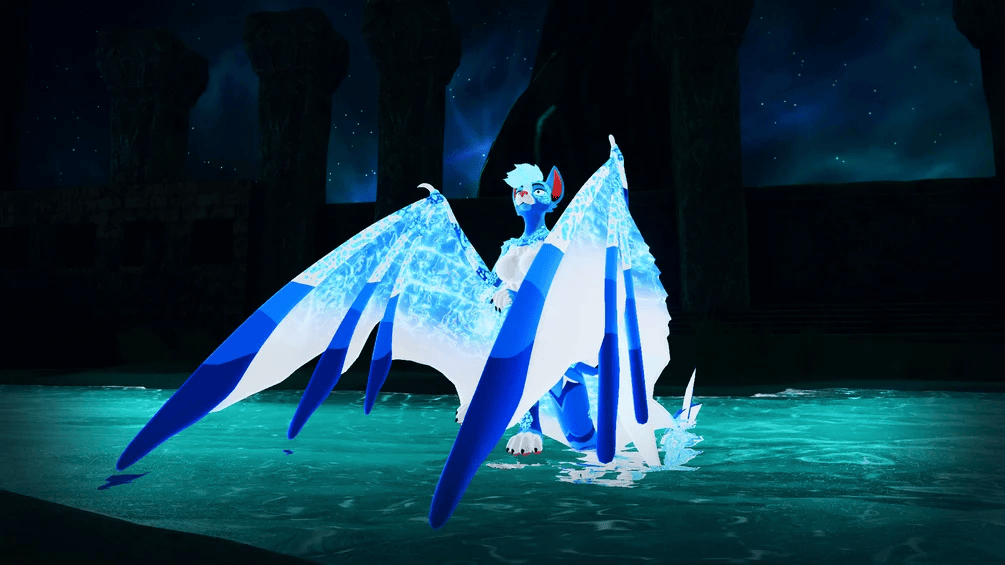 OceanDrake Wings For Vrchat (VRCFURY)