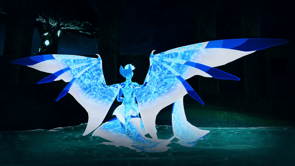 OceanDrake Wings For Vrchat (VRCFURY)