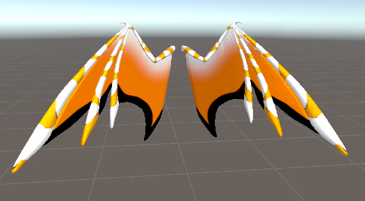 OceanDrake Wings For Vrchat (VRCFURY)