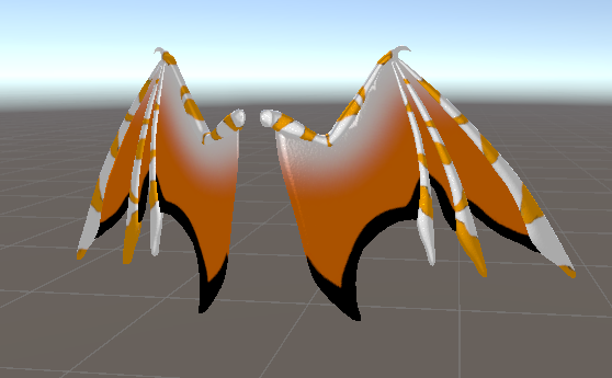 OceanDrake Wings For Vrchat (VRCFURY)