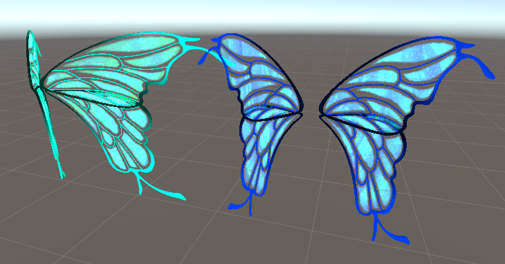 SkyDancer Wings For Vrchat {VRCFURY}