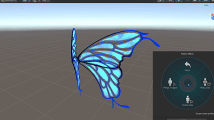 SkyDancer Wings For Vrchat {VRCFURY}