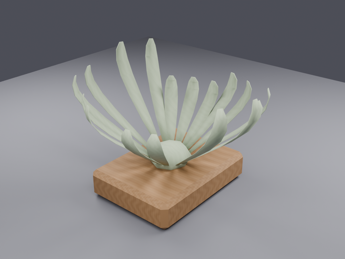 Free Low Poly Air Plant (Tillandsia) - Houseplant VRChat World Prop