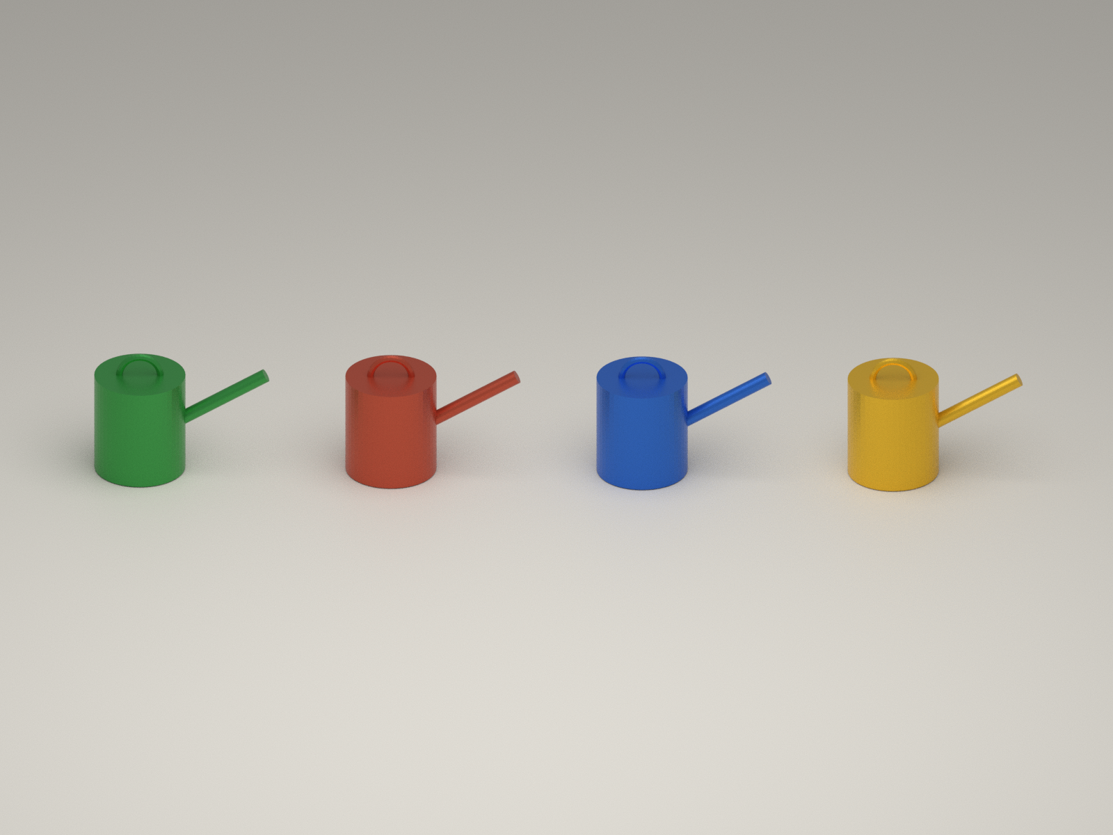 Free Low Poly Watering Can - Garden VRChat World Prop