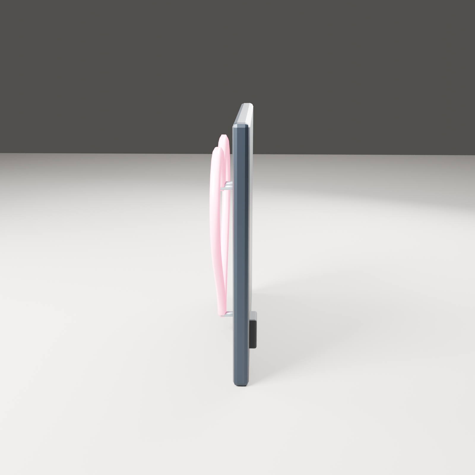 Free Low Poly Neon Heart Sign (VRChat World Prop)