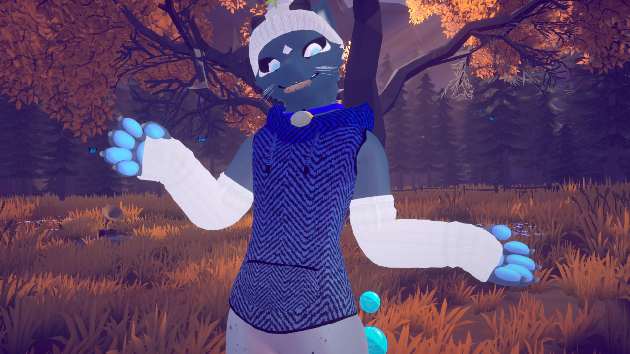 Pepper imp Sleeveless hoodie (vrchat, vrcfury) (pepper imp v1 and2 only)