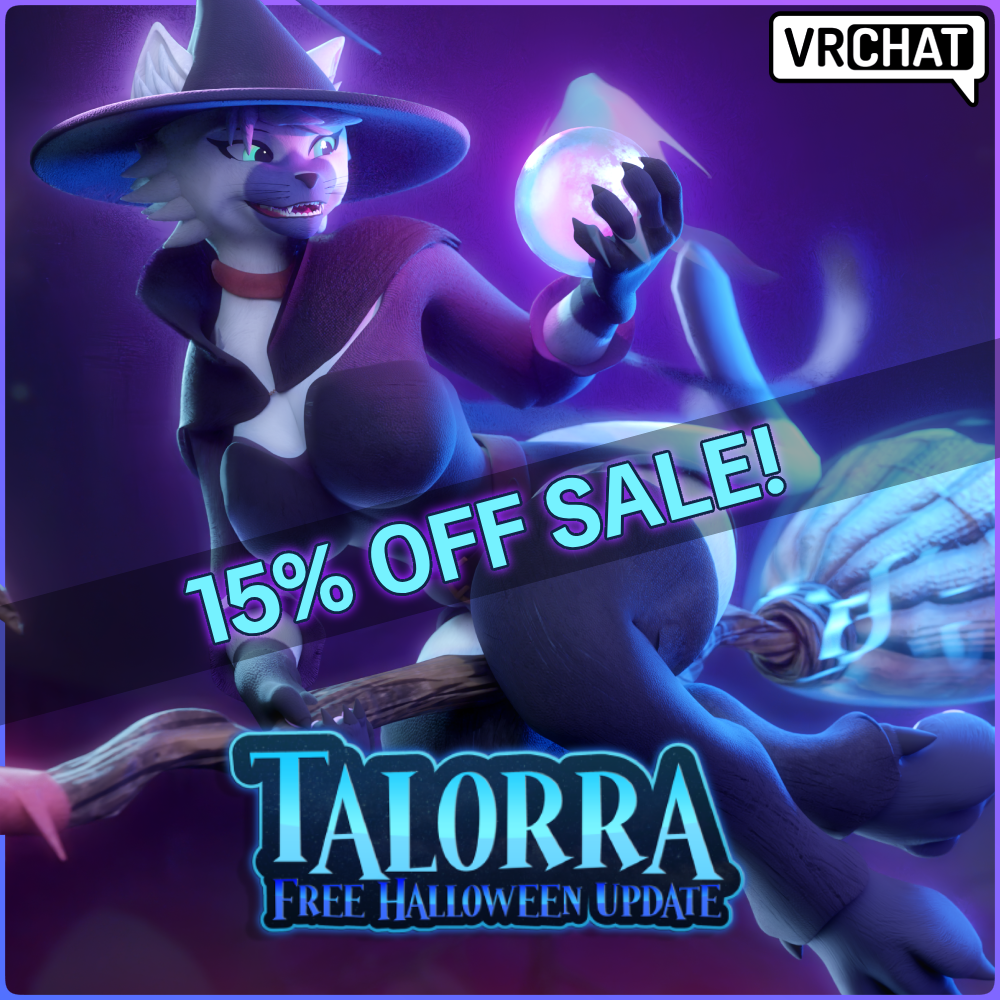 {Halloween sale!} Talorra - Cat / Raptor Hybrid [Avatar Base for PC/Quest]