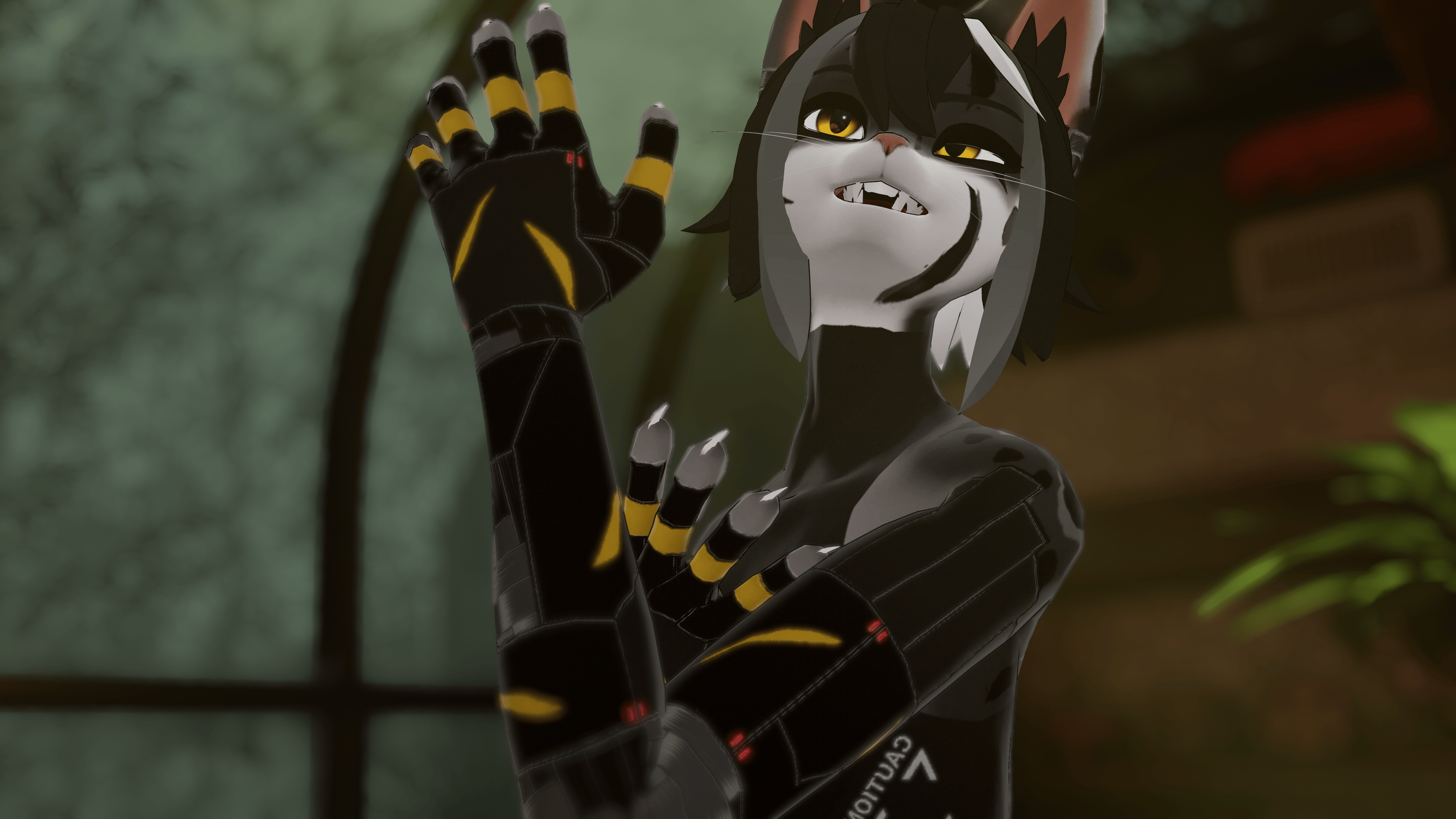 HouseKat /// Black Cyber Bengal - Vixine Texture