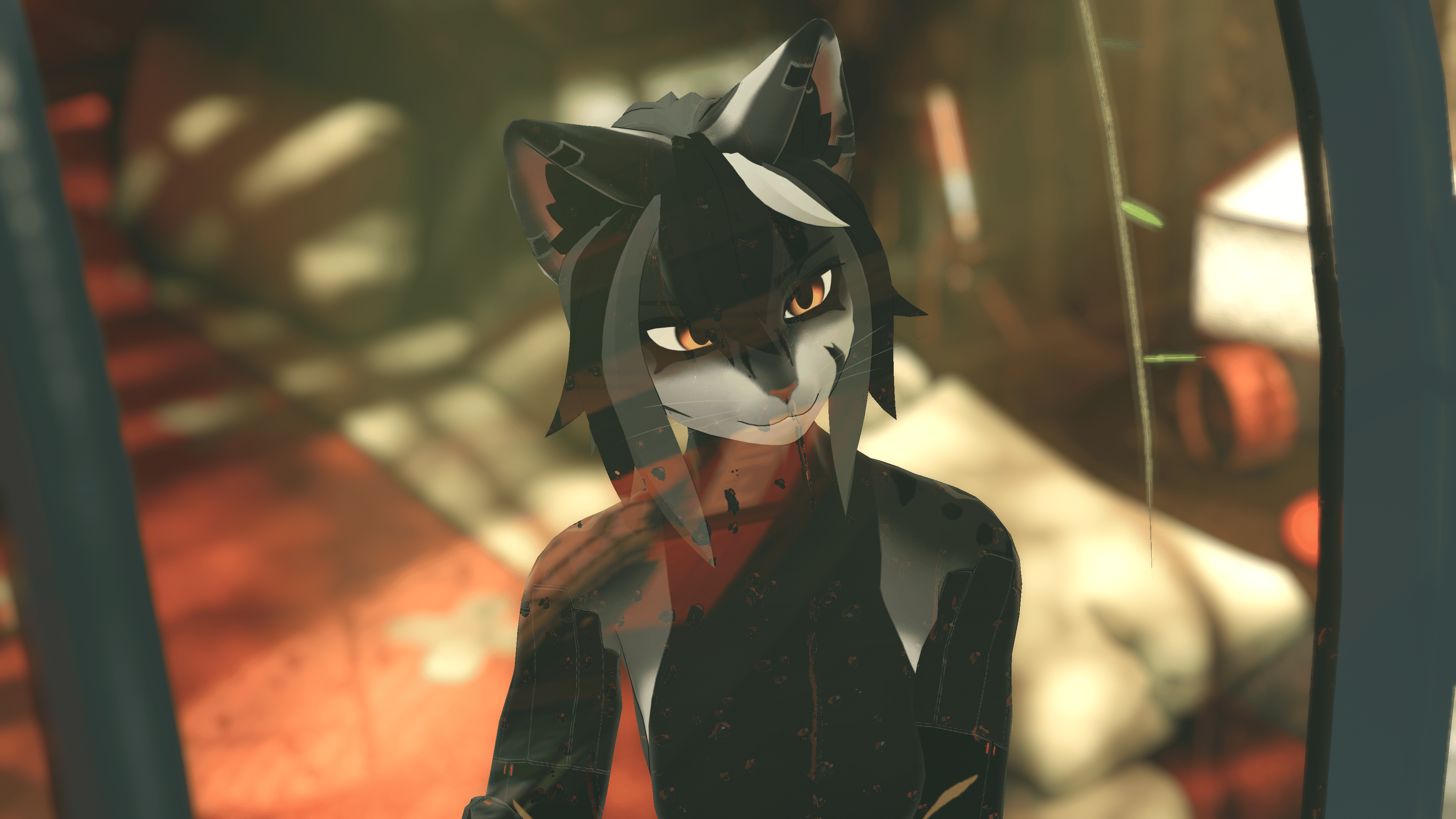 HouseKat /// Black Cyber Bengal - Vixine Texture