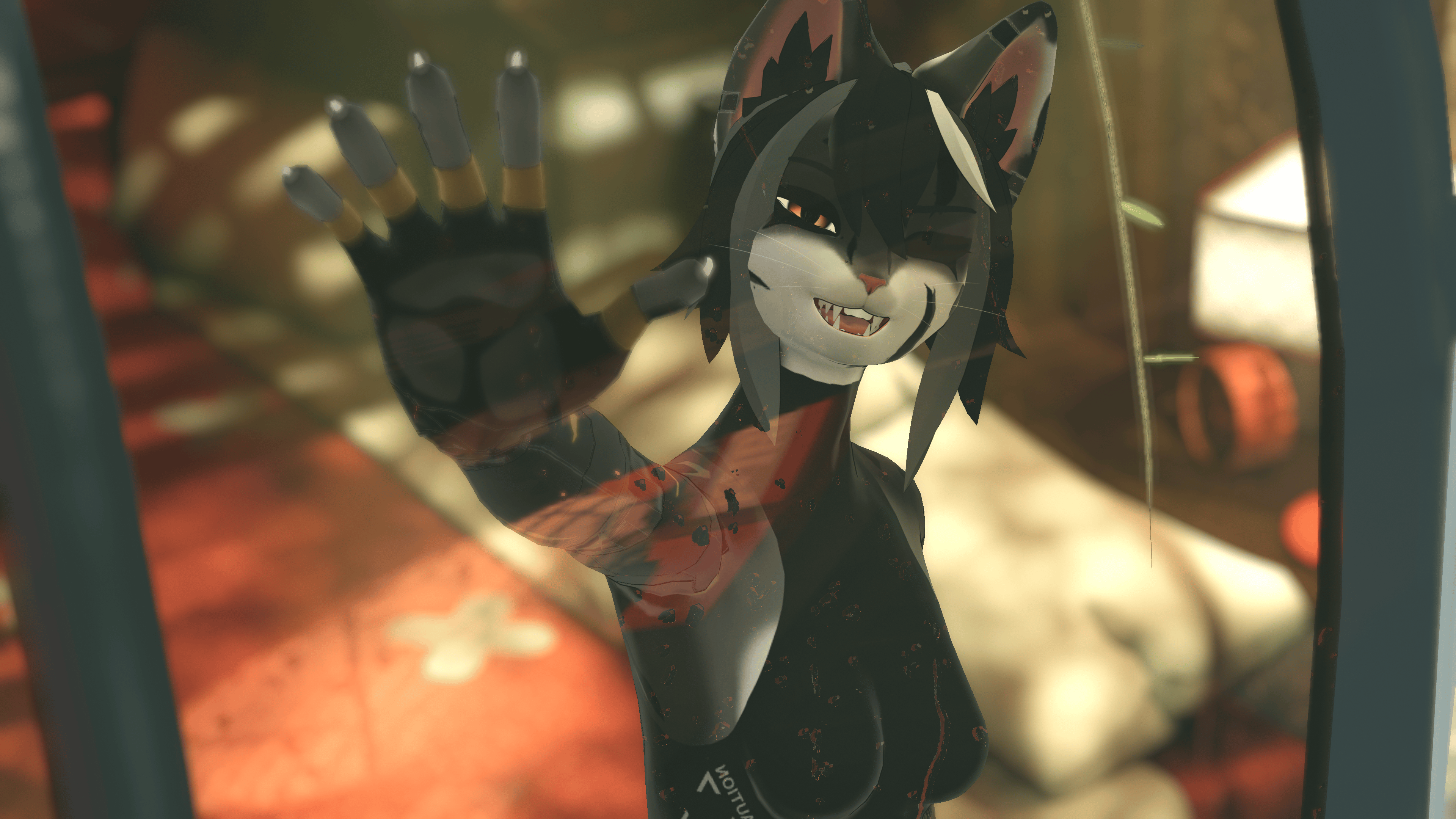 HouseKat /// Black Cyber Bengal - Vixine Texture