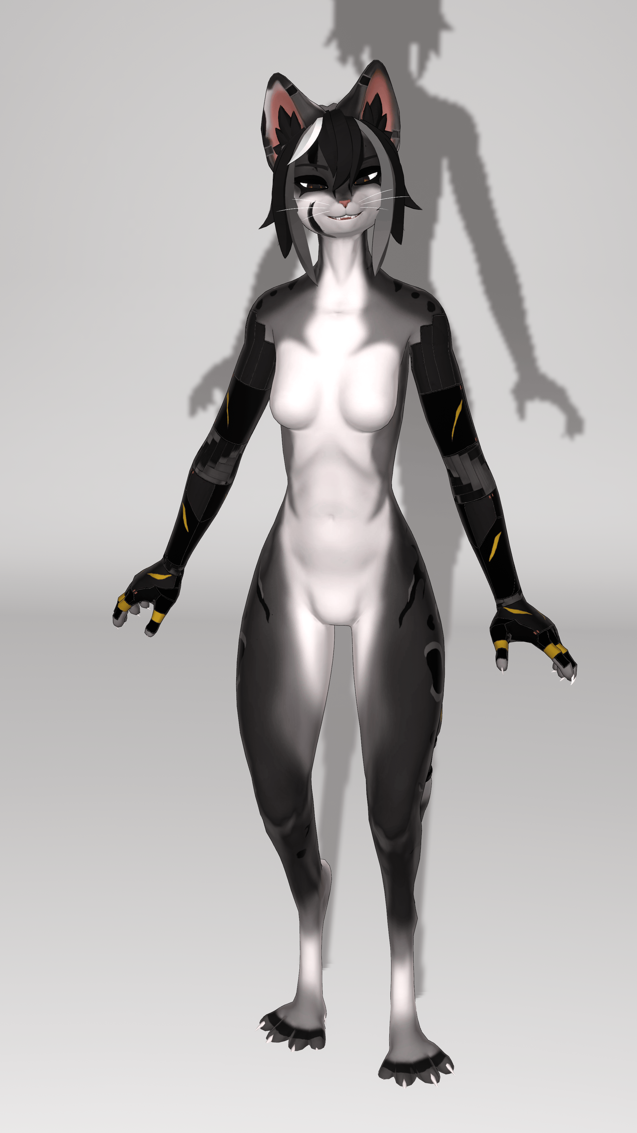 HouseKat /// Black Cyber Bengal - Vixine Texture
