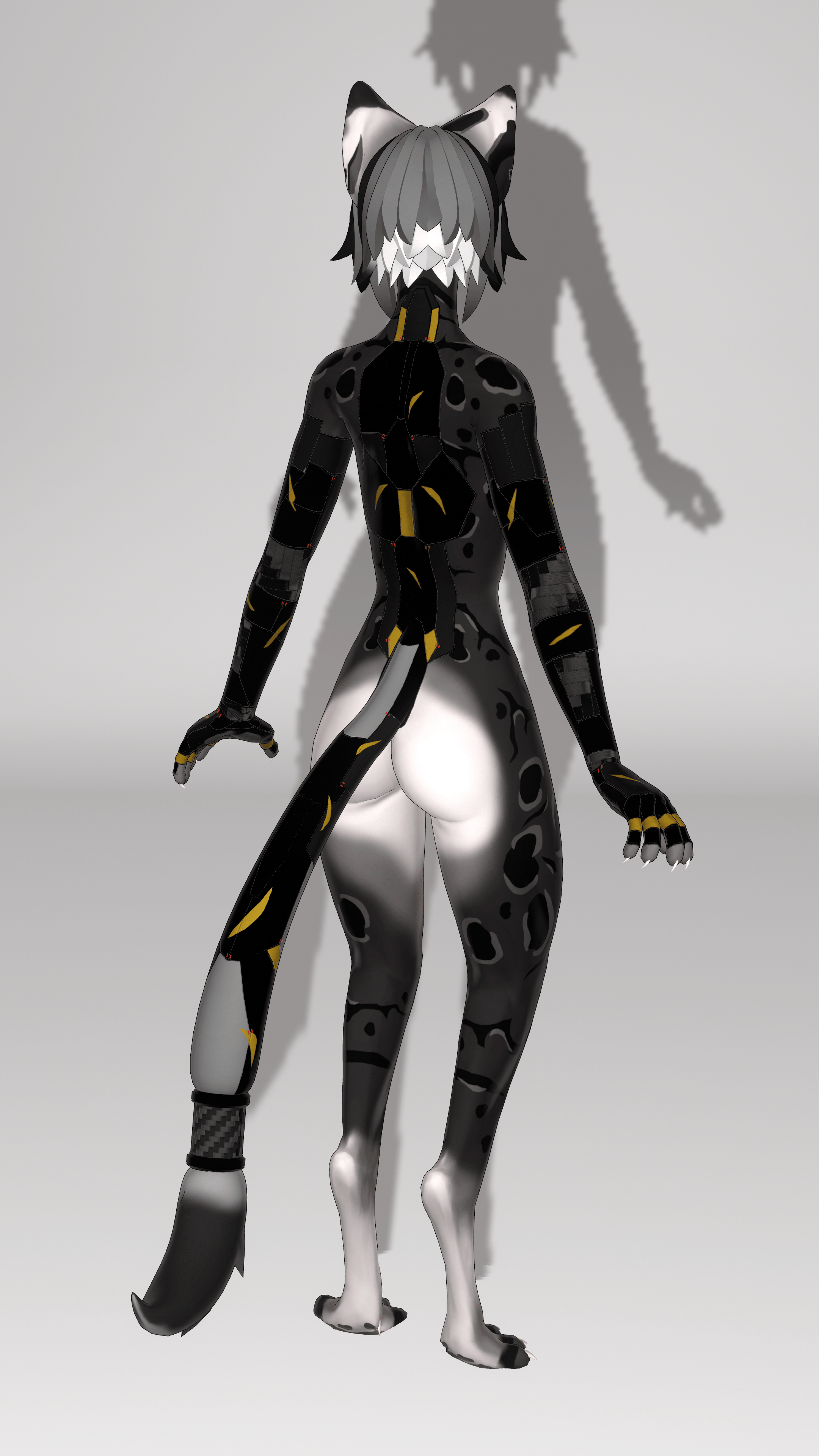 HouseKat /// Black Cyber Bengal - Vixine Texture