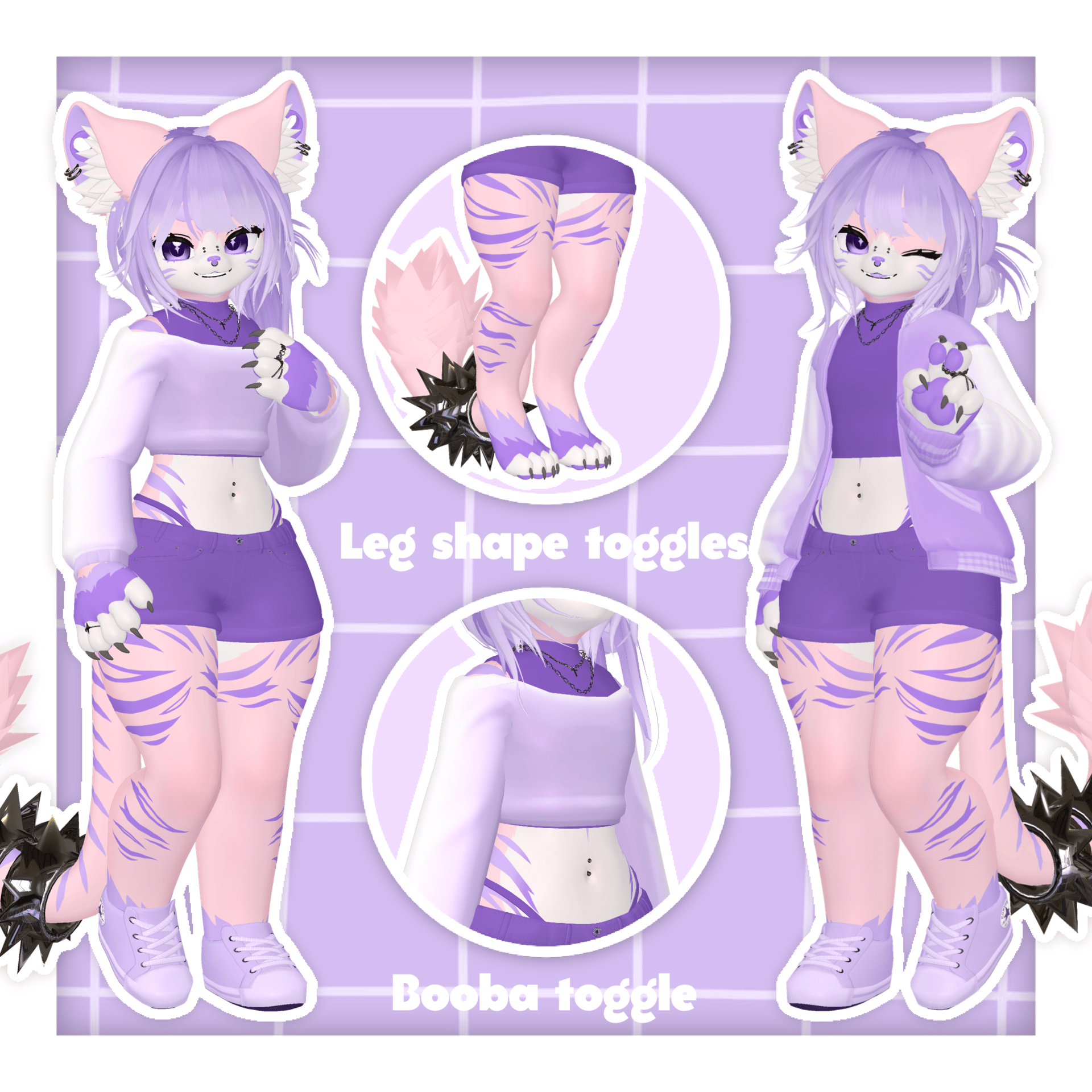 Lilac | PC + Quest | VRCFT | Deira