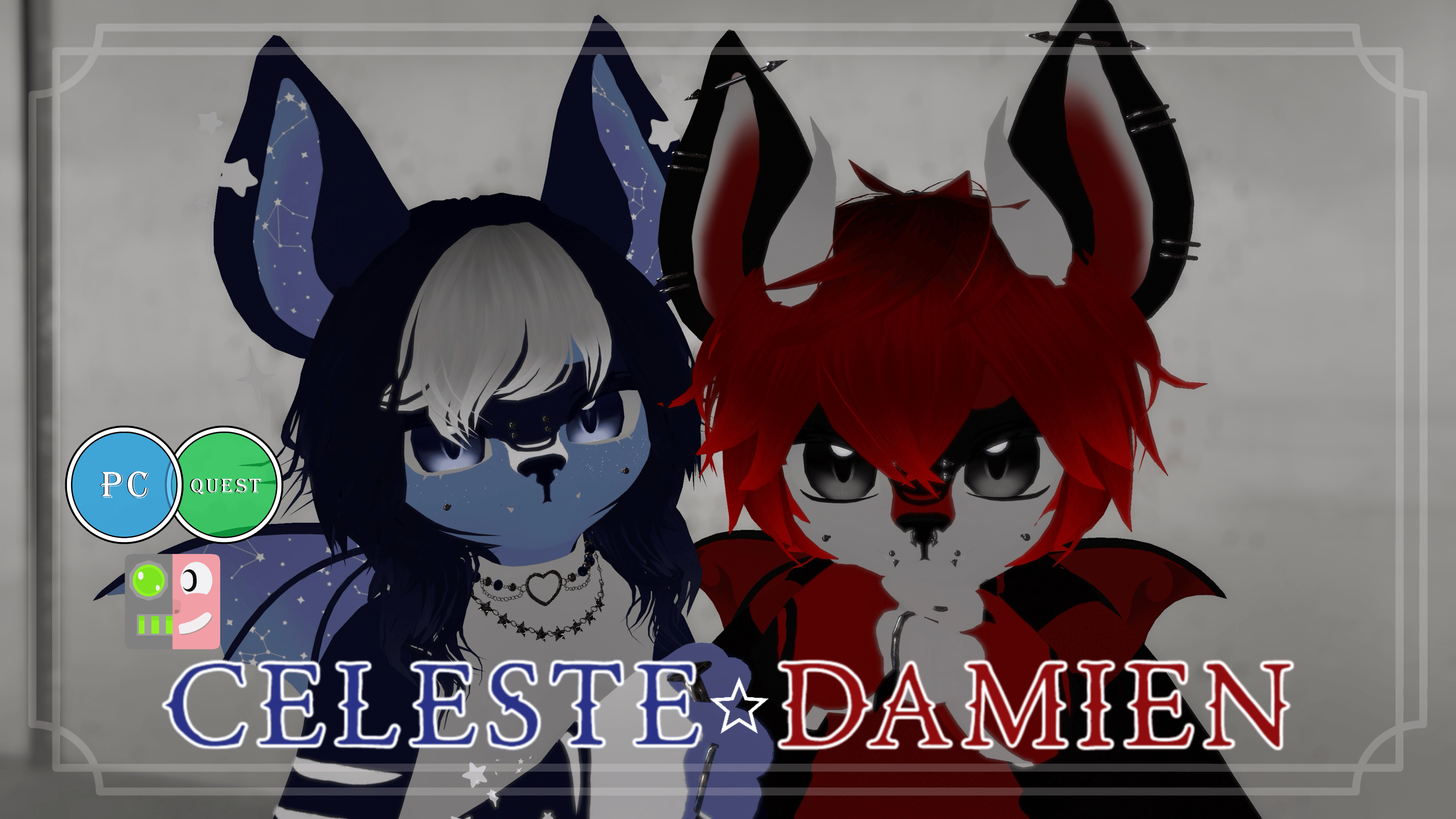 Celeste + Damien | PC + Quest | VRCFT | Deira neo