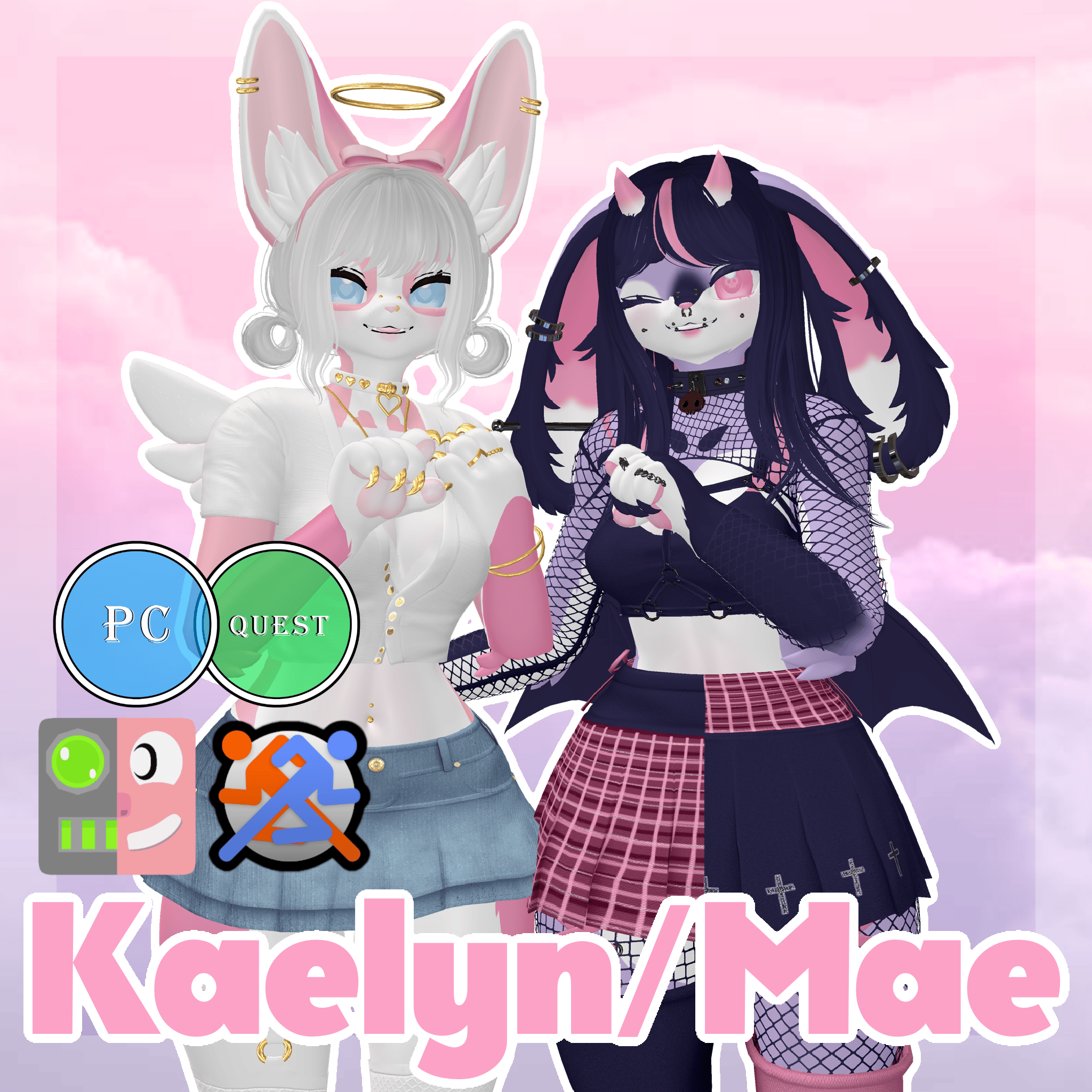 Kaelyn/Mae bundle | PC + Quest | VRCFT