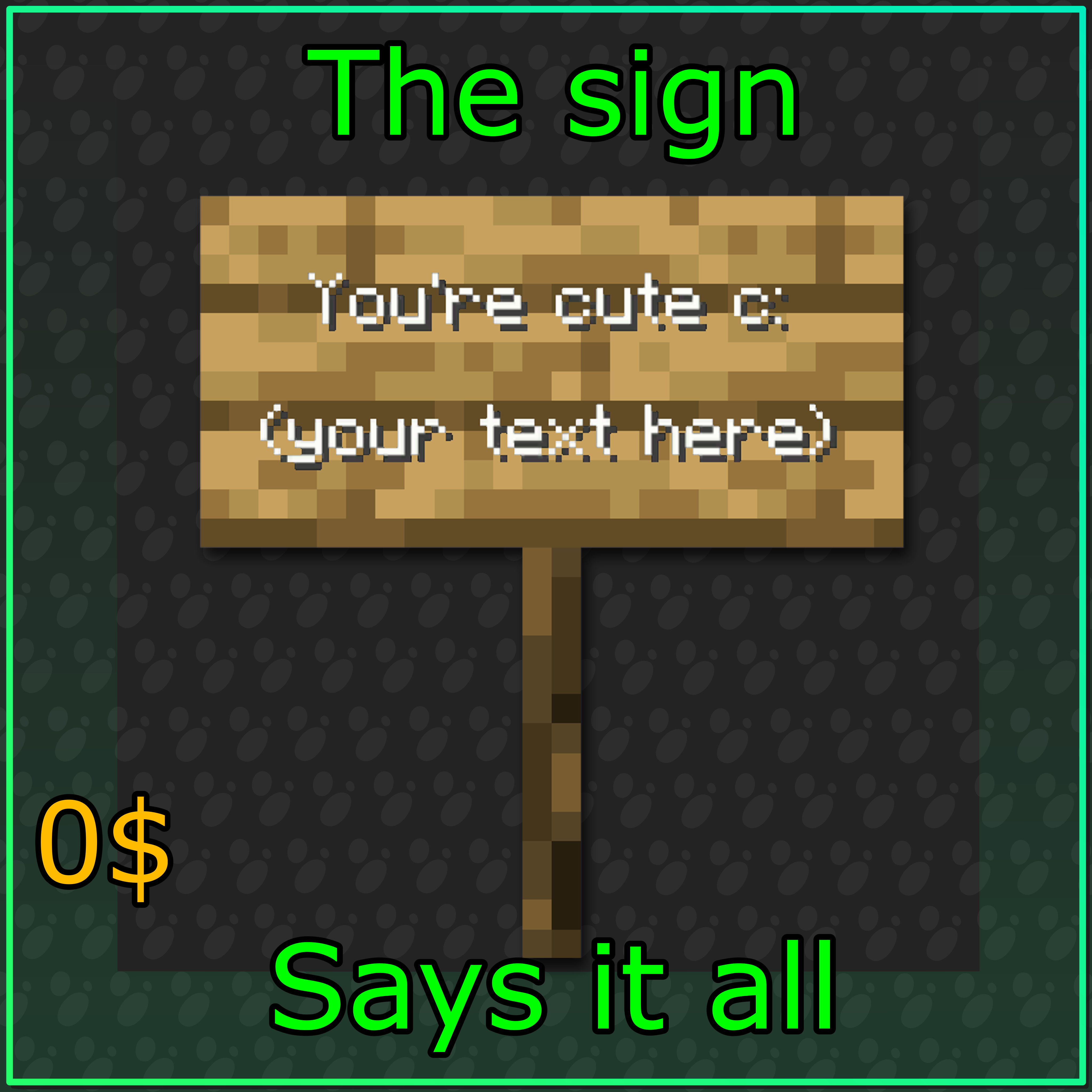 Minecraft Sign