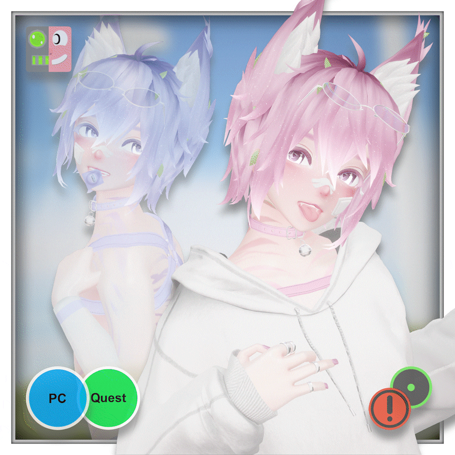 Theo ✦ Femboy ✦ Face Tracking ✦ PC + Quest
