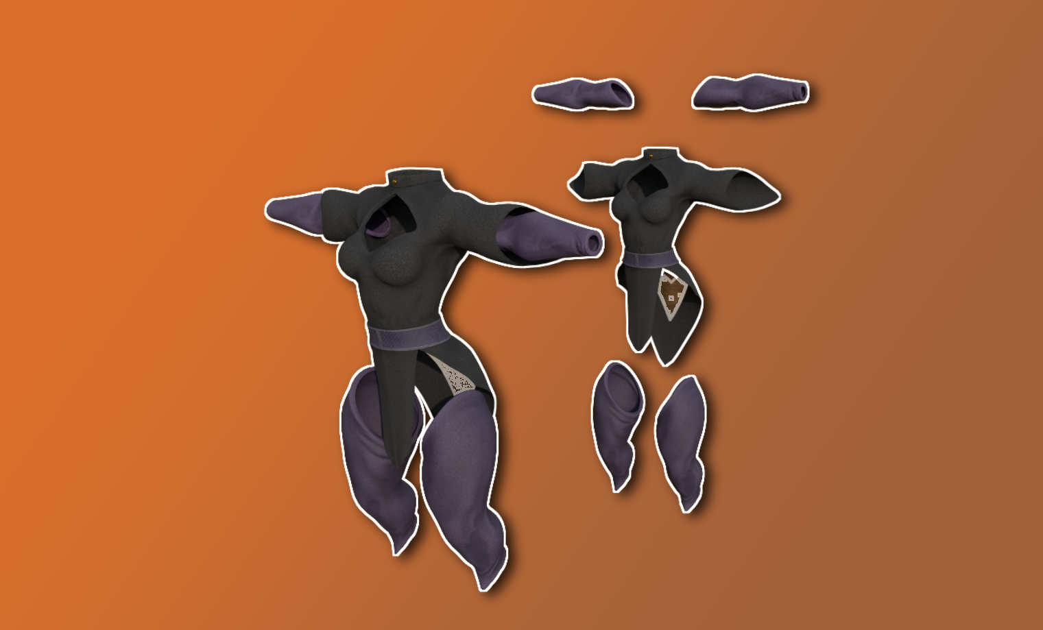 Witch / Mage / Fighter outfit (Viwi, Rexouium, Waggan, Novabeast, Nardoragon)