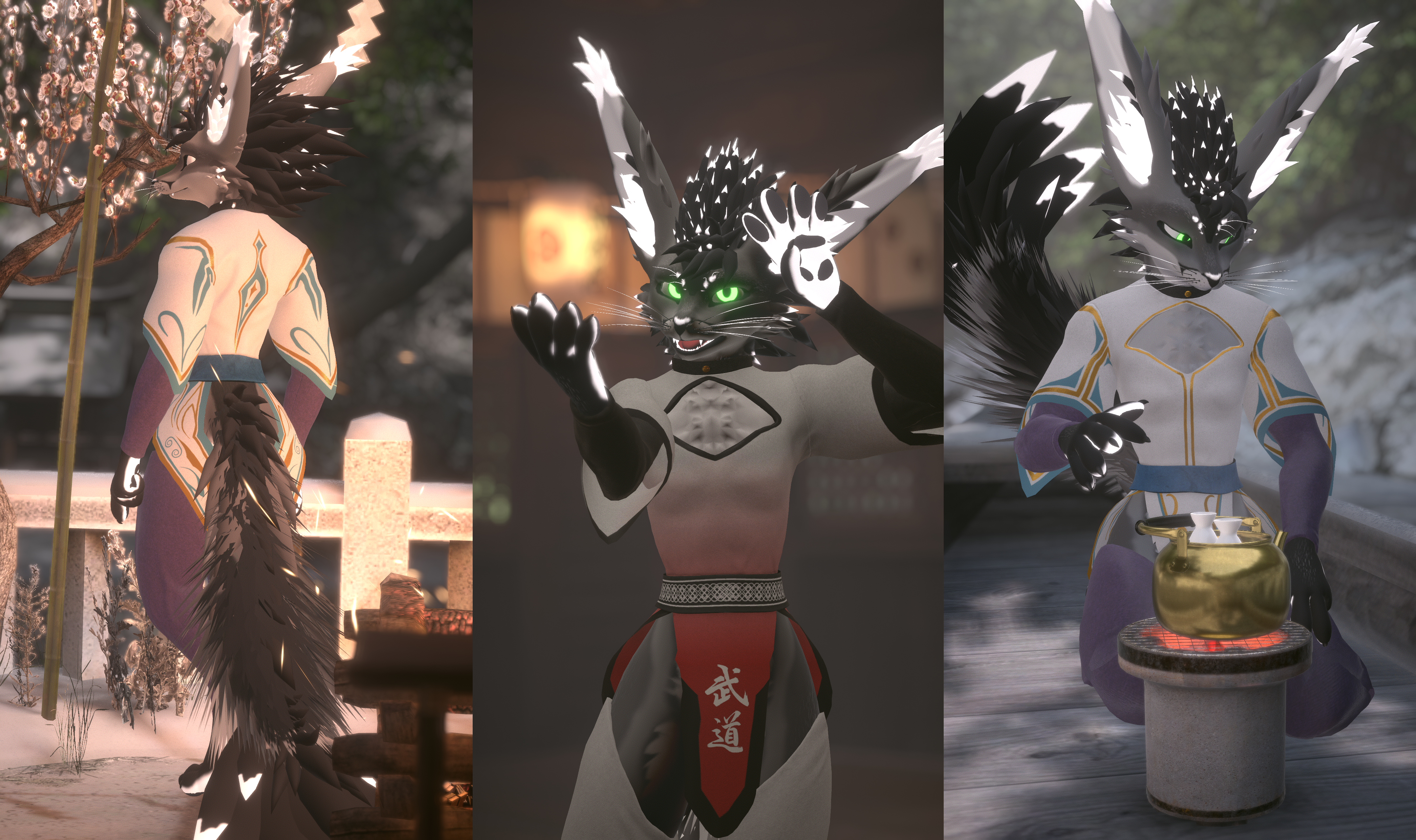 Witch / Mage / Fighter outfit (Viwi, Rexouium, Waggan, Novabeast, Nardoragon)