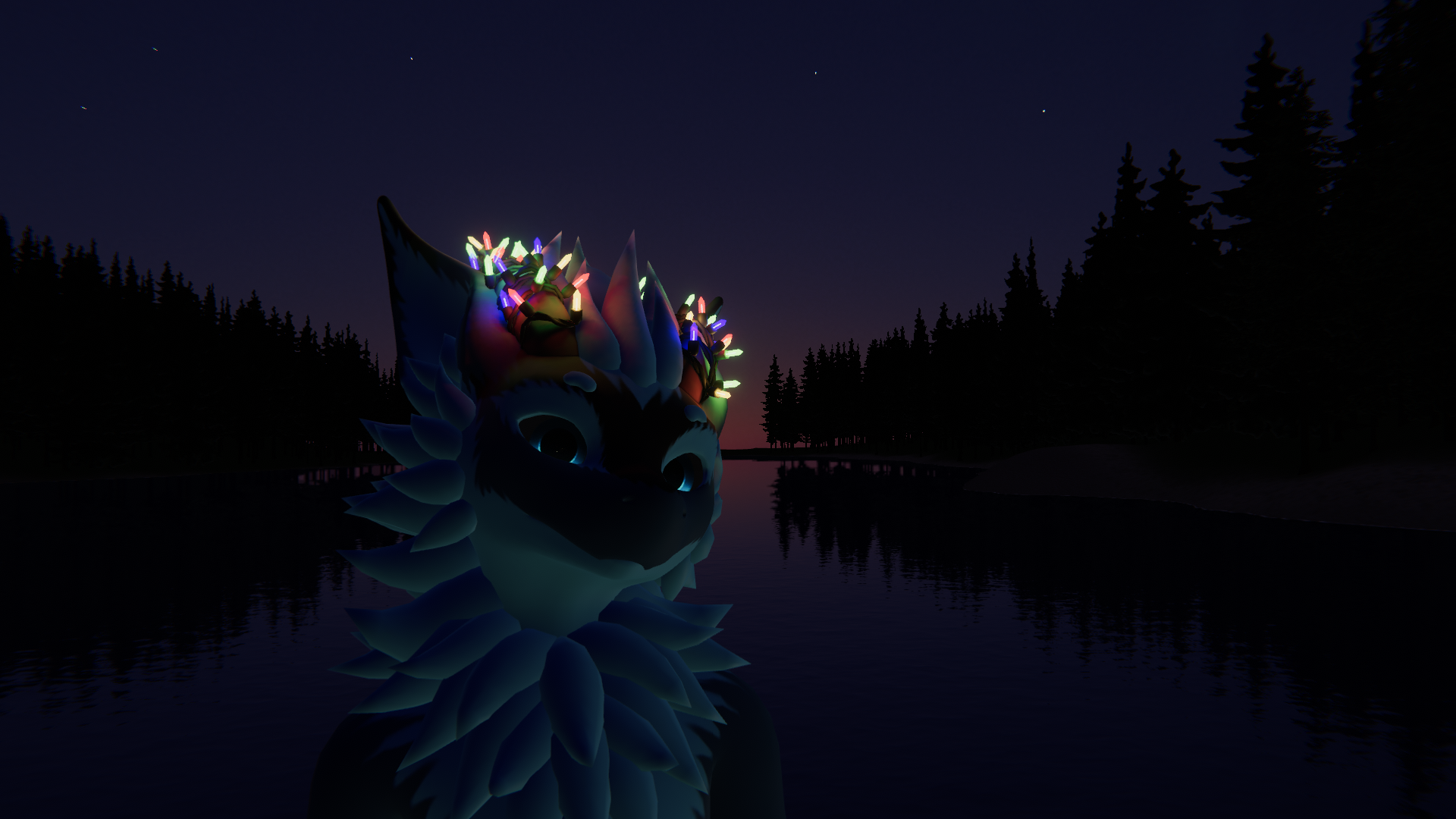 Nardoragon Glowing Horn Christmas Lights