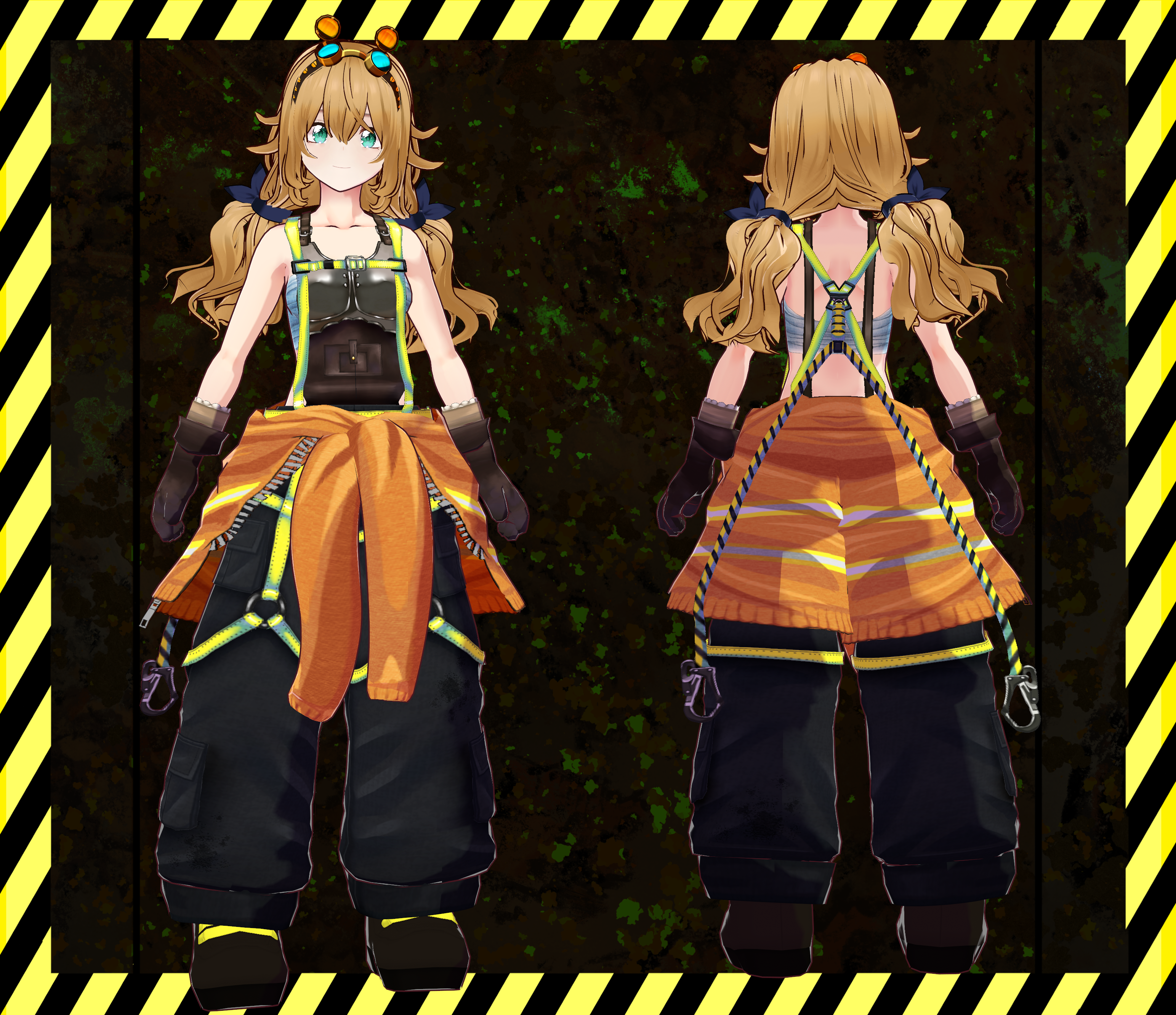 Mechanic Industrial Girl 3 Avatar Pack