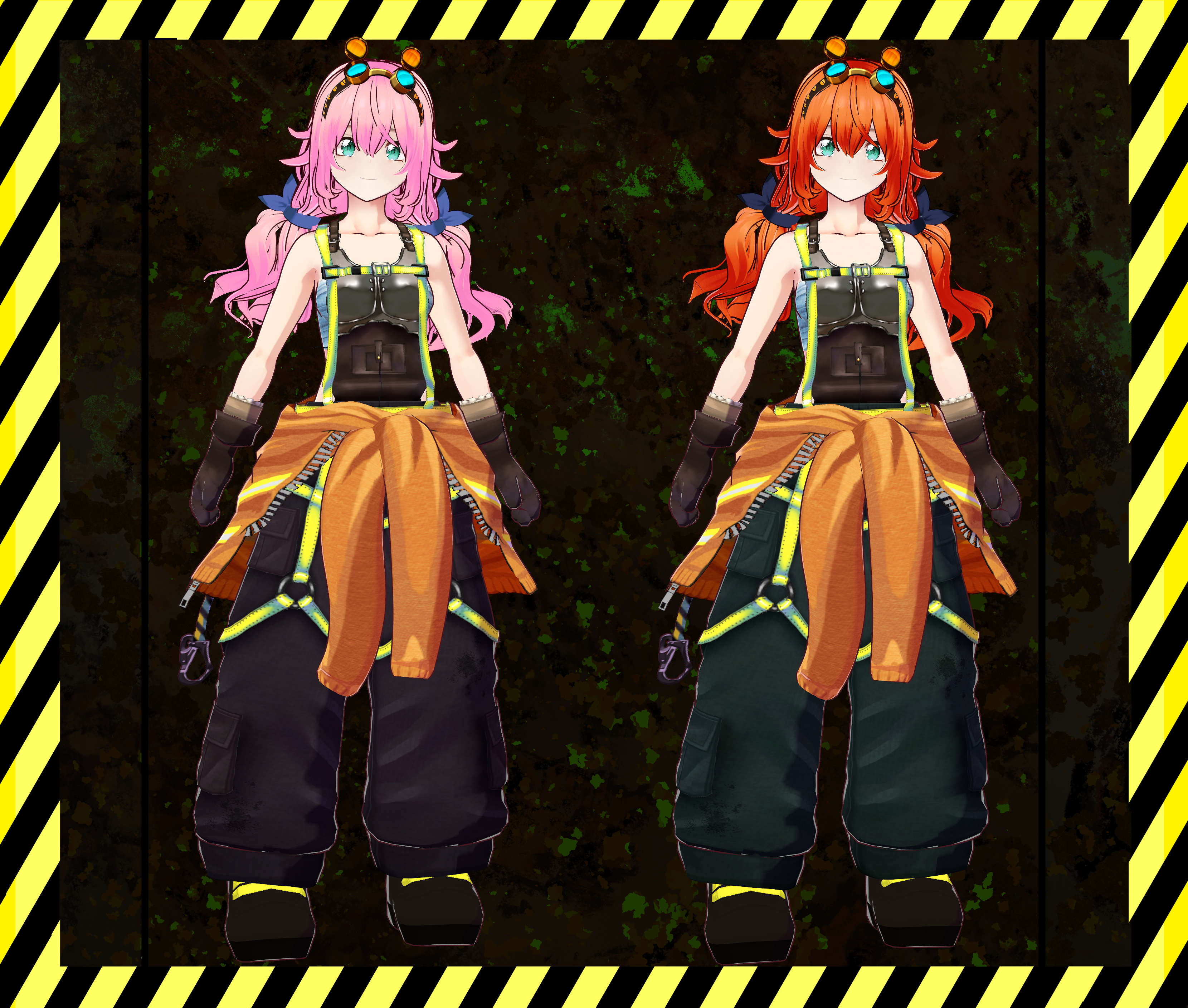 Mechanic Industrial Girl 3 Avatar Pack