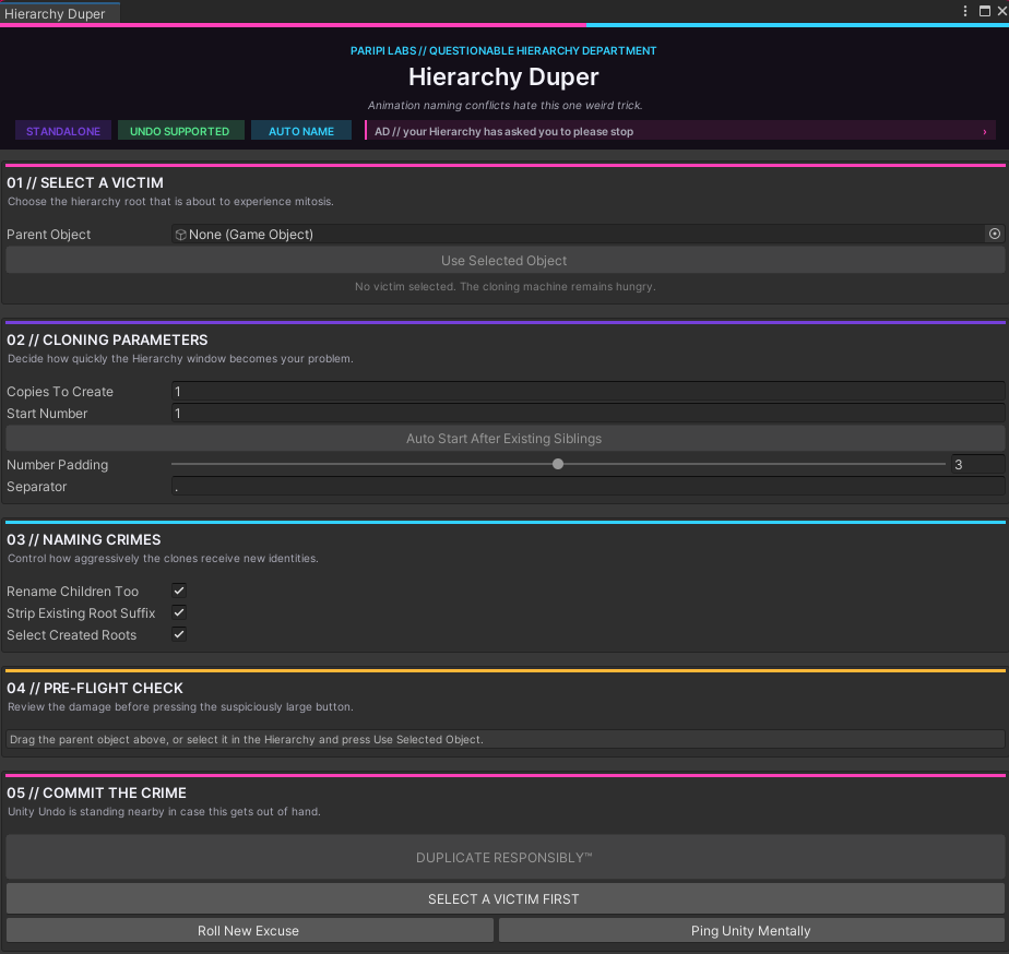 Hierarchy Duper | Batch Duplication Made Easy