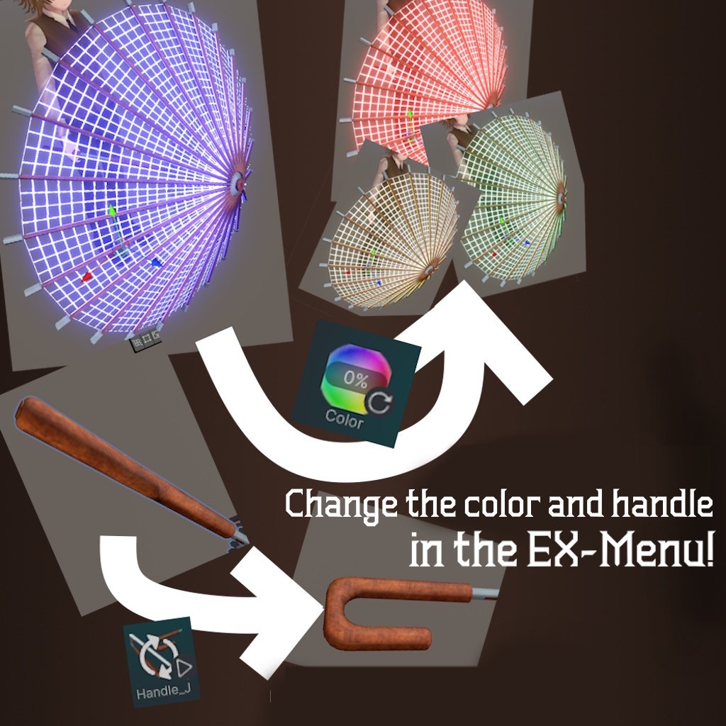 Cyberpunk umbrella