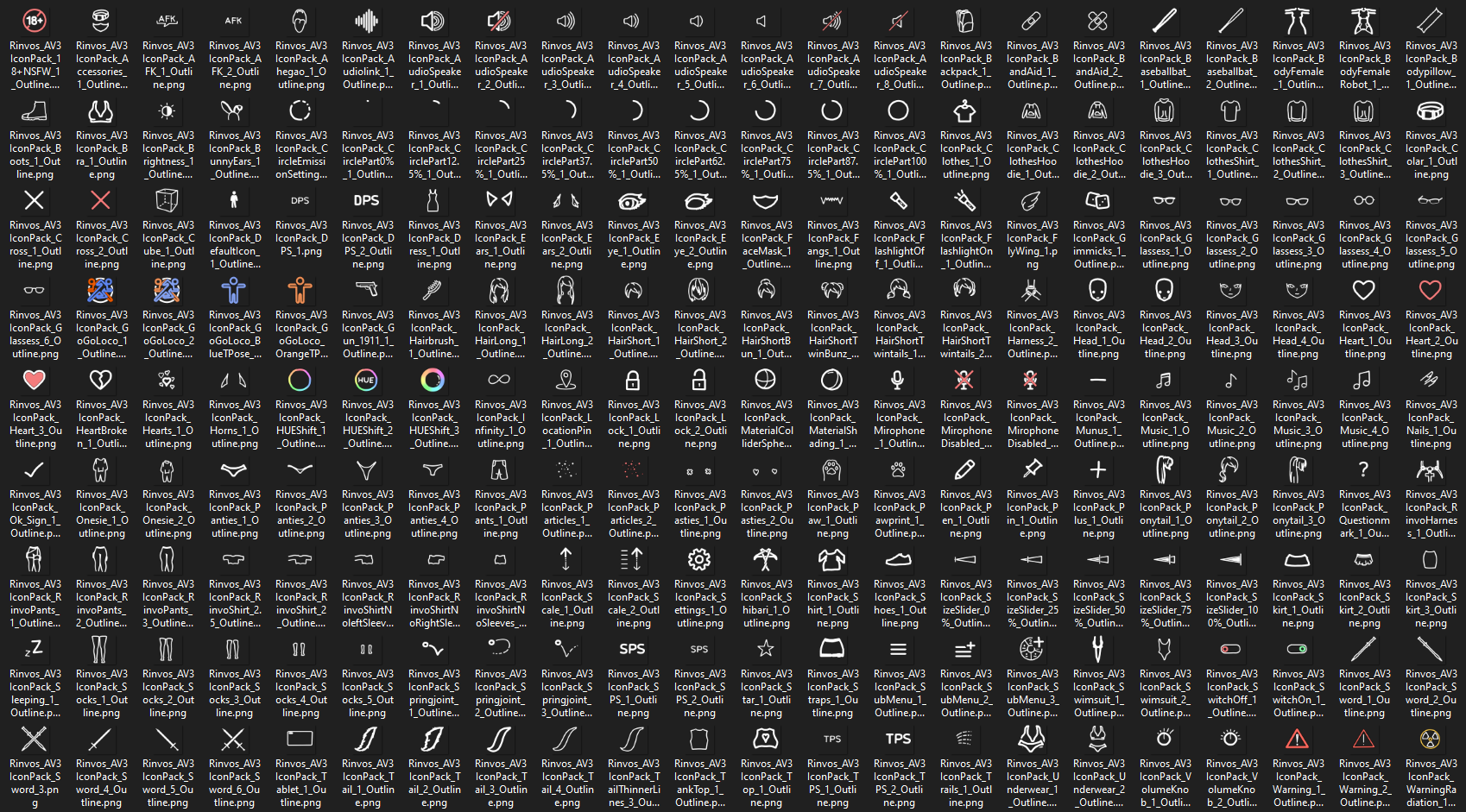 Rinvo's Big Avatar Icons Pack