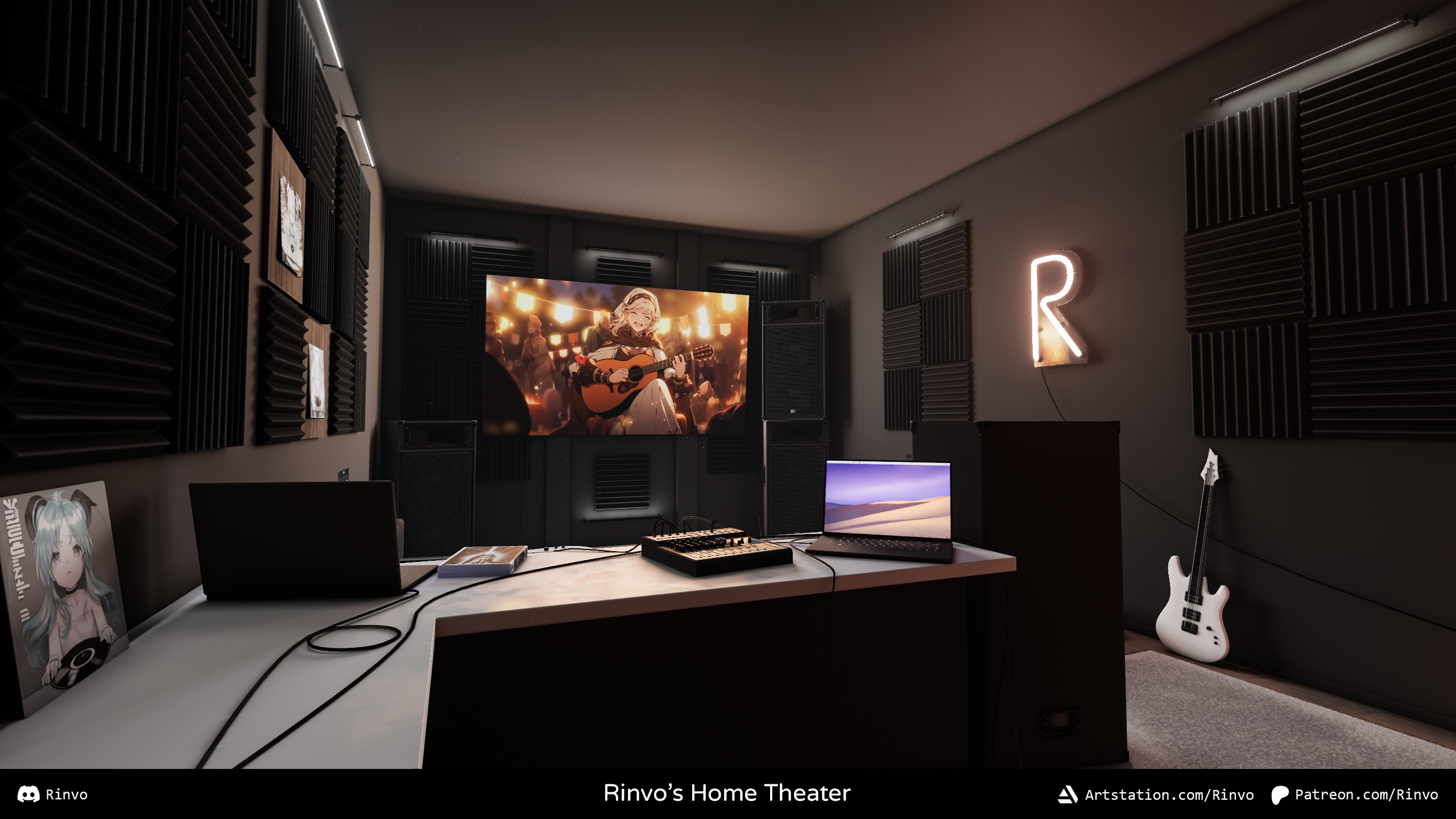 Rinvo's Home Theater (PC/PCVR/Quest VRChat World)