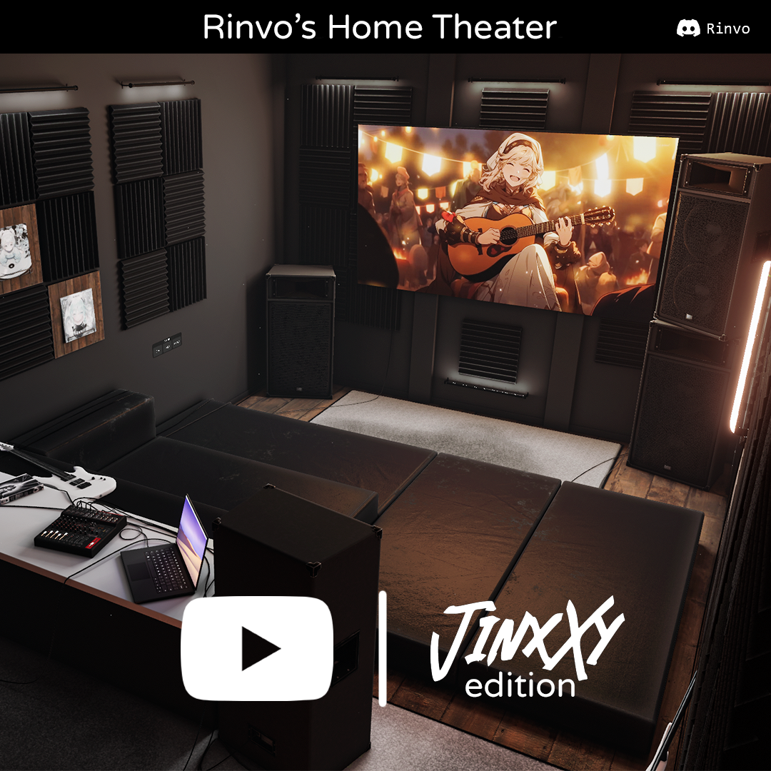 Rinvo's Home Theater (PC/PCVR/Quest VRChat World)
