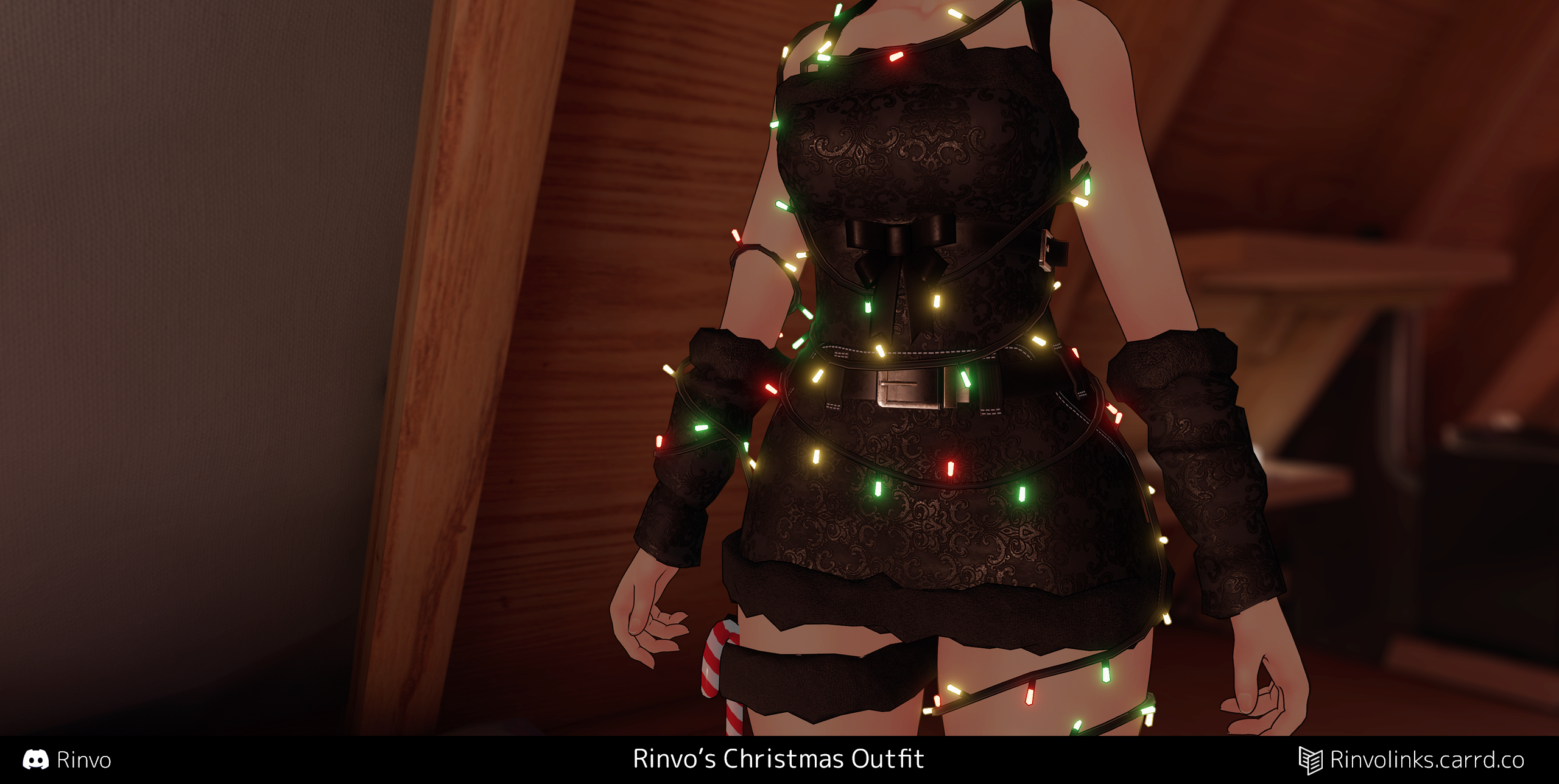Christmas Outfit (Rigged for GodMagician, Rindo, ZinFit, VRBase Egirl, Anime, Celestia)