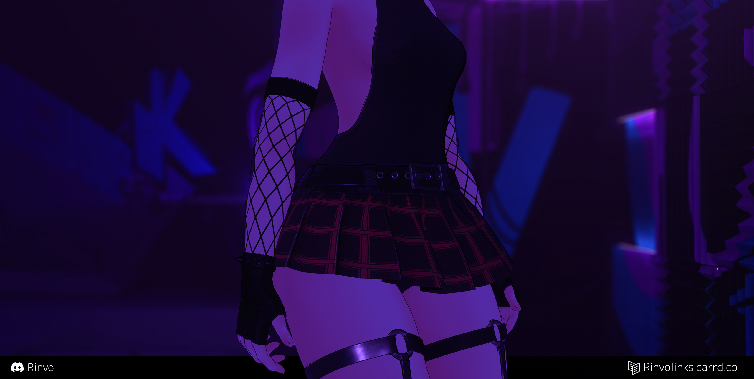 Fishnet Sleeves (Rigged for GodMagician, Rindo, Celestia, VRBase Anime, EGirl, Saki, ZinFit)
