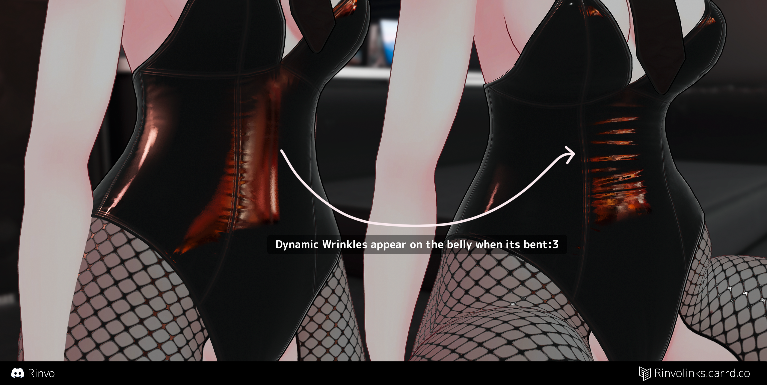 Bunny Suit (Full Outfit rigged for GodMagician, GodRevenger, VRBase Egirl, Rindo)