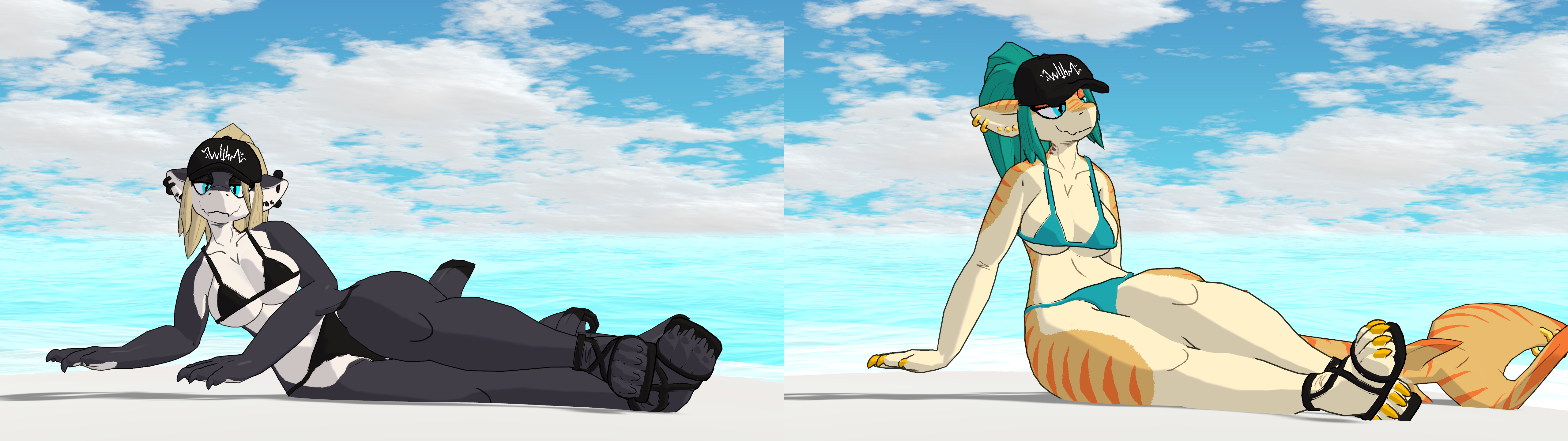 Waterpark Shark, Furry Avatar for VRChat