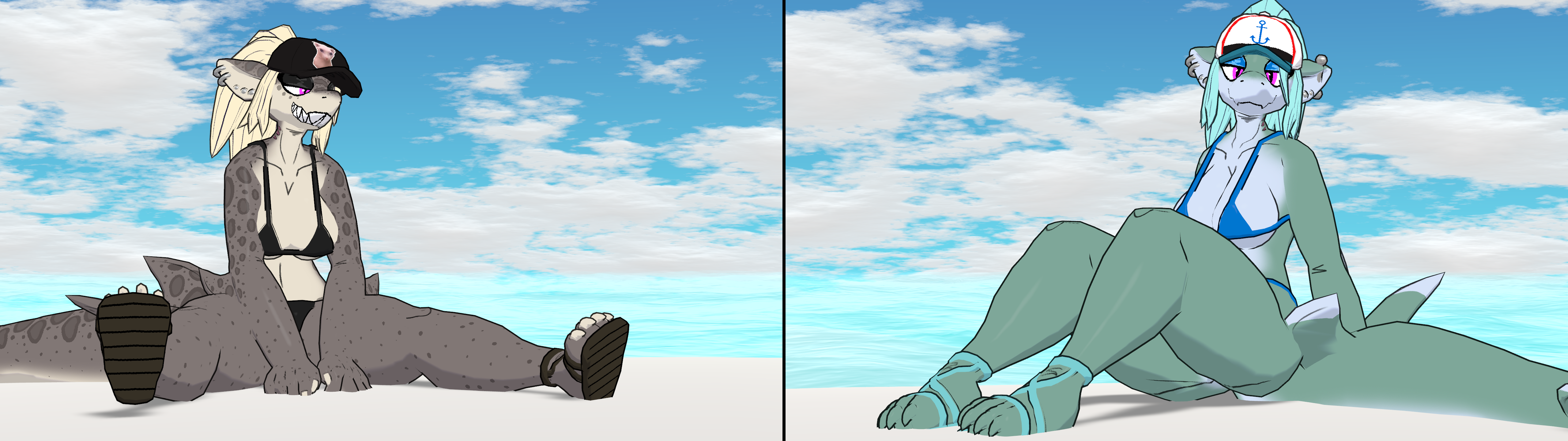 Waterpark Shark, Furry Avatar for VRChat