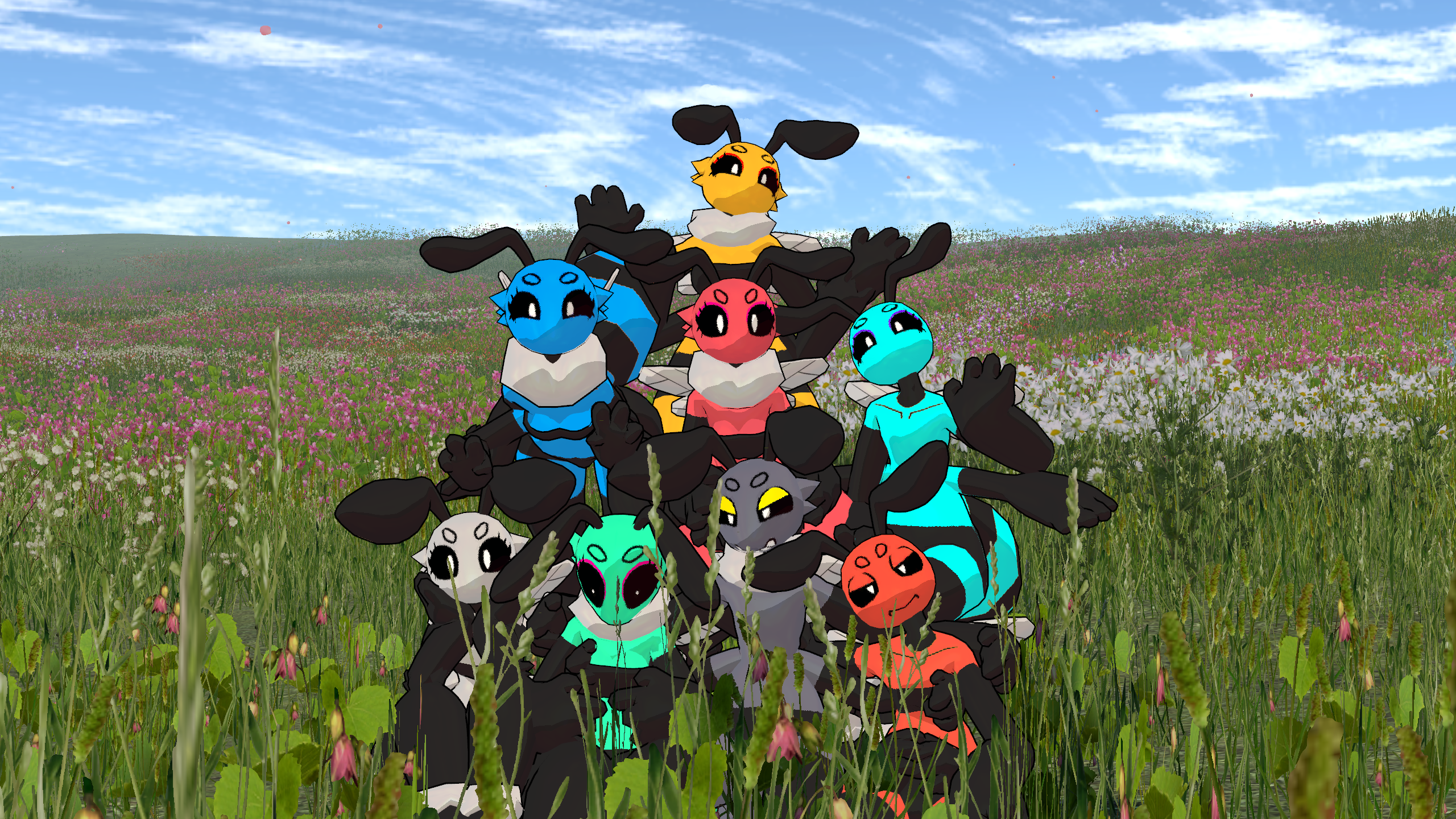 Bumbling Bee, Furry Avatar for VRChat