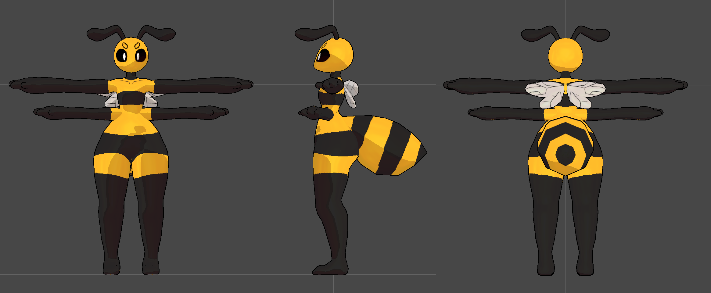 Bumbling Bee, Furry Avatar for VRChat