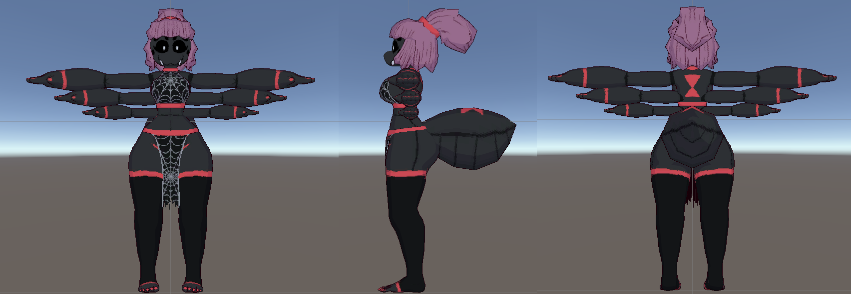 Spooky Spider, Avatar for VRChat