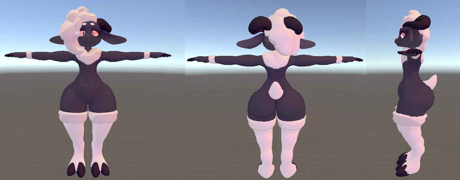 Sleepy Sheep, VRChat Furry Avatar