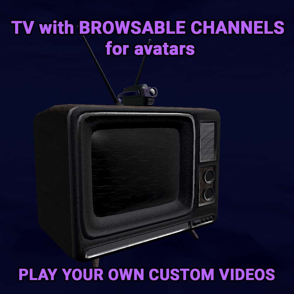 TV with custom playable videos
