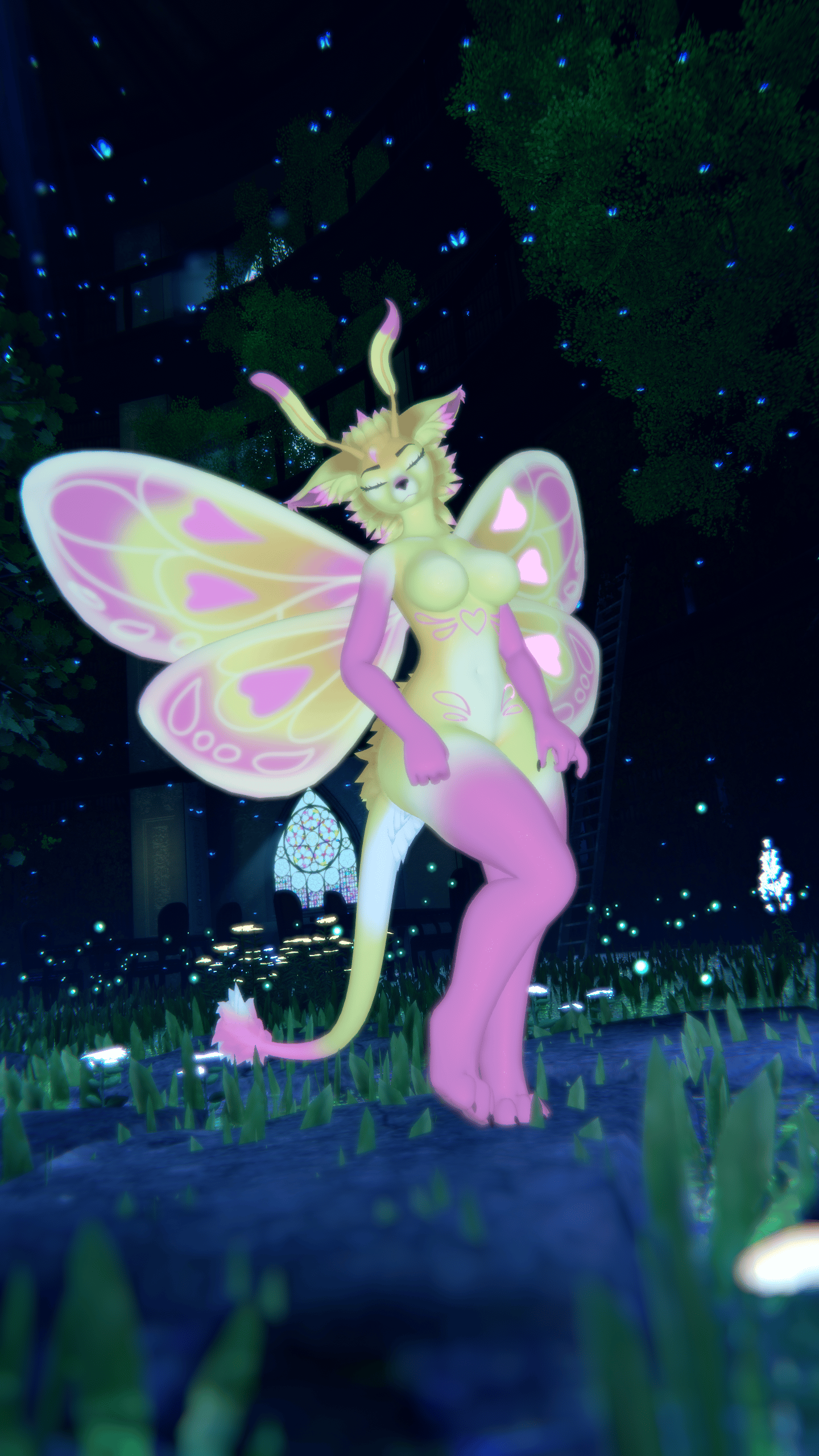 Rosy Maple Moth Texture - Fox Moth