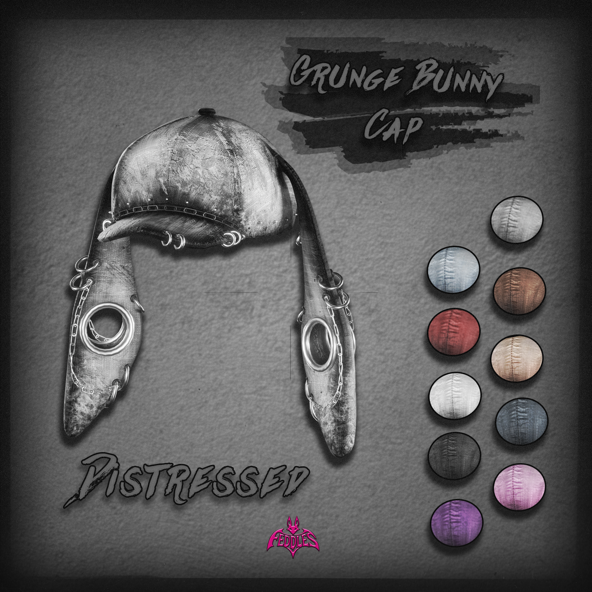 GRUNGE BUNNY CAP